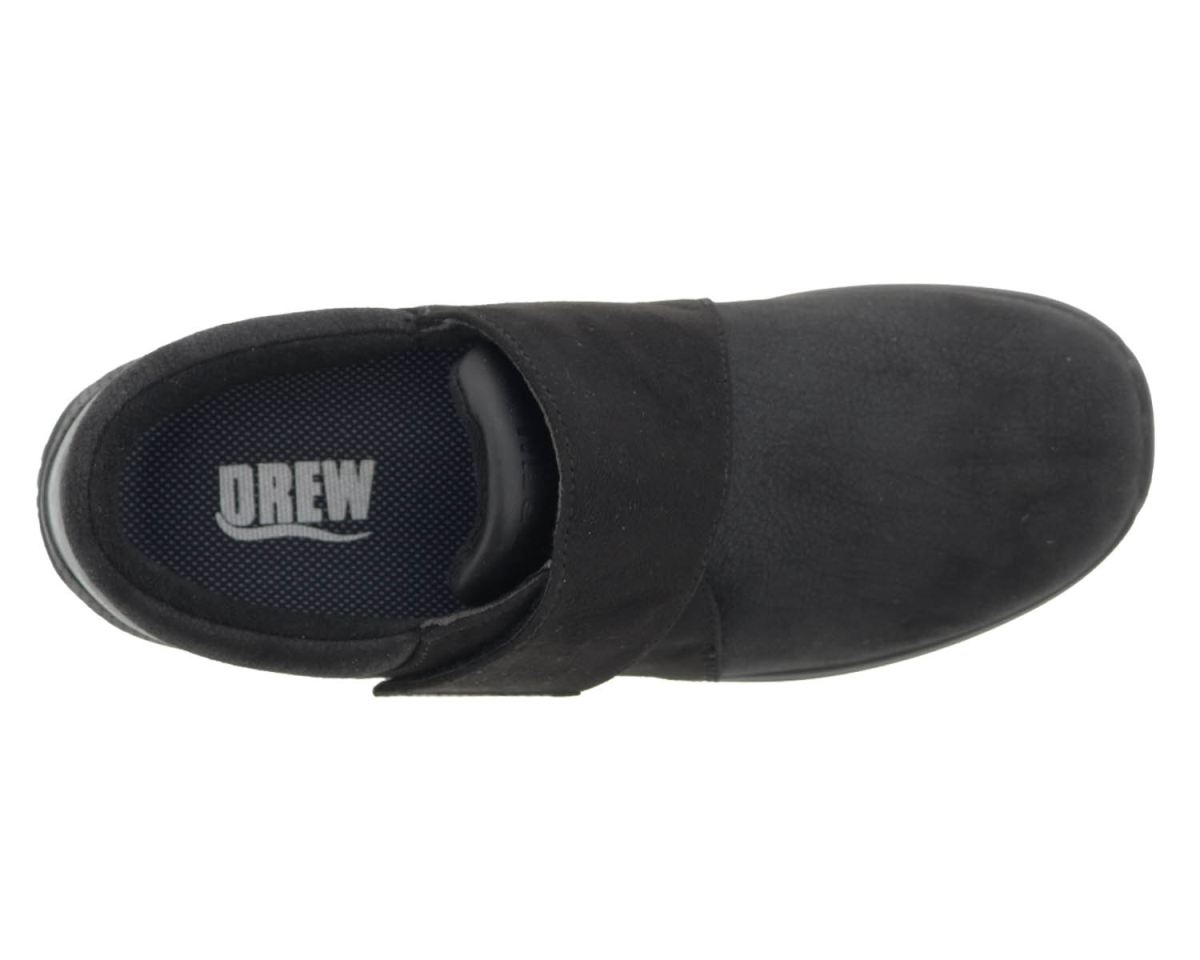 DREW SHOES | WOMEN'S MOONLITE-Black Stretch Leather