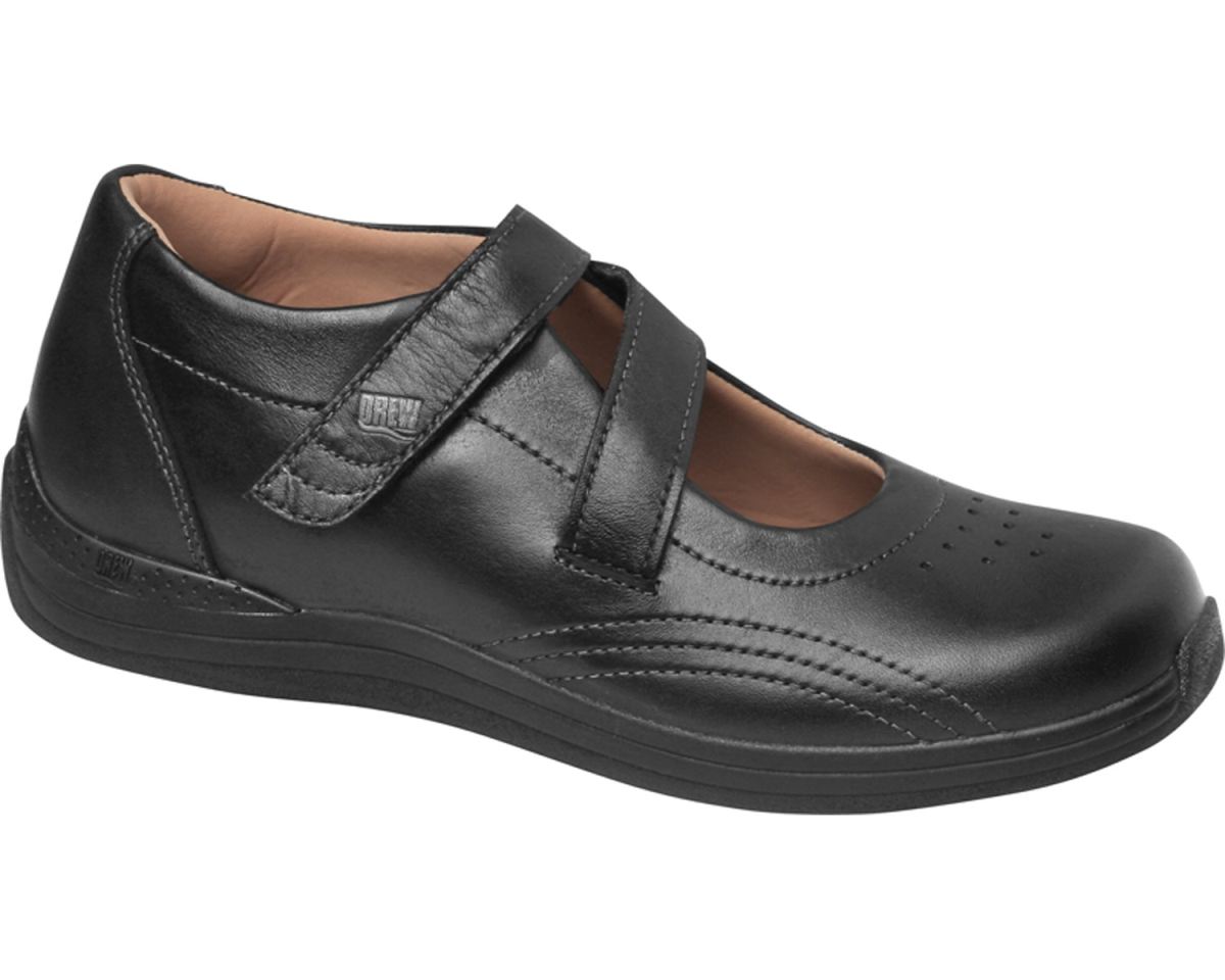 DREW SHOES | WOMEN'S ORCHID-Black Leather