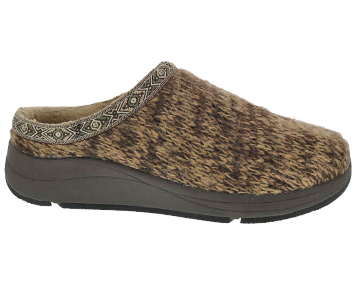 DREW SHOES | MEN'S RELAX-Brown Sweater Fabric