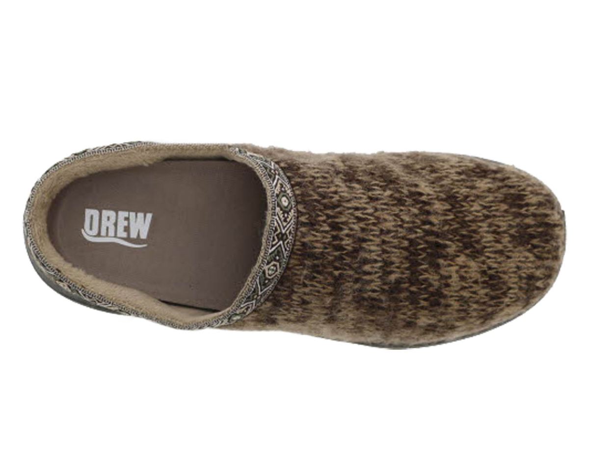 DREW SHOES | MEN'S RELAX-Brown Sweater Fabric