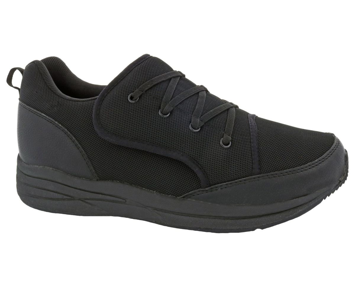 DREW SHOES | MEN'S STRENGTH-Black Mesh Combo