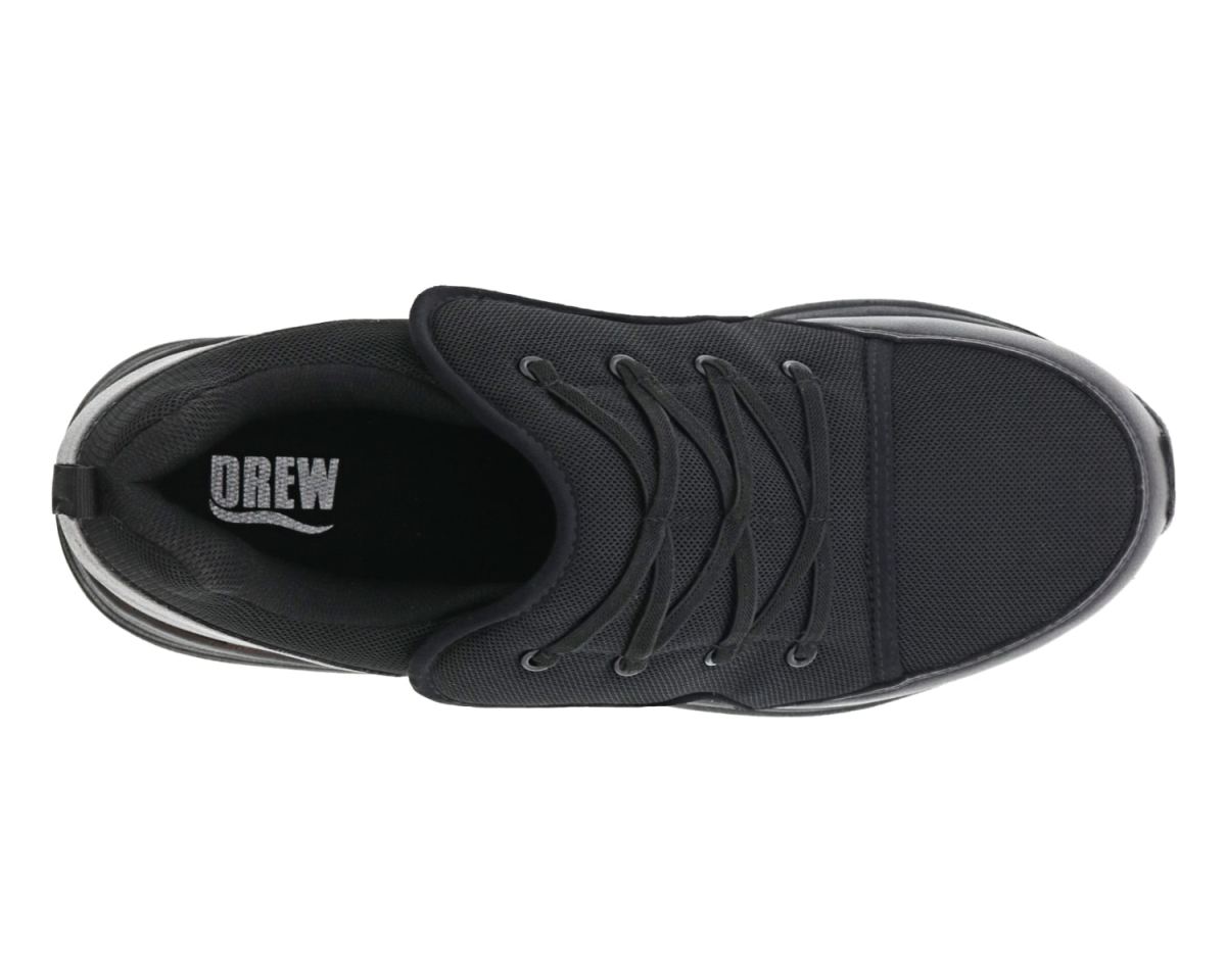 DREW SHOES | MEN'S STRENGTH-Black Mesh Combo