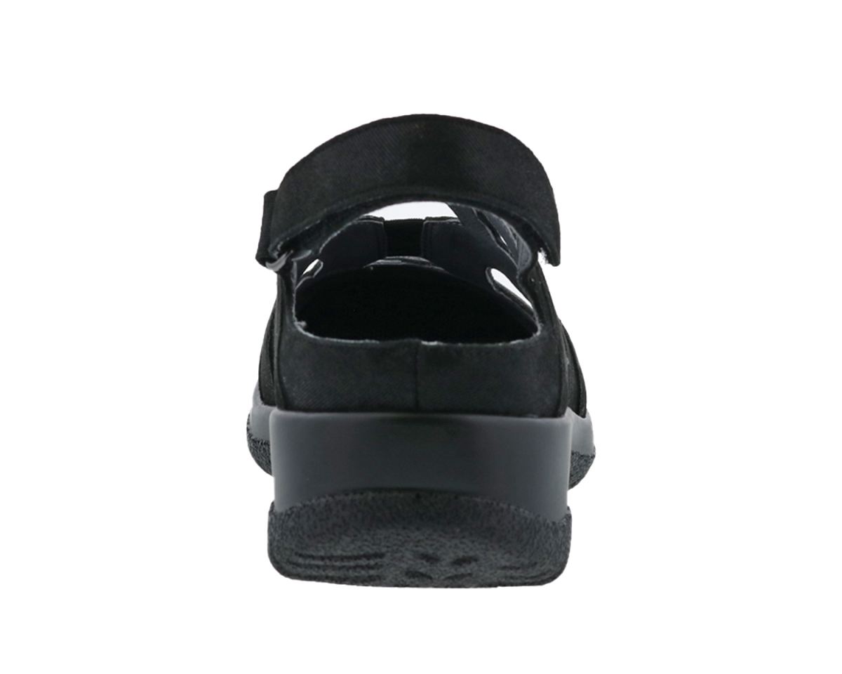 DREW SHOES | WOMEN'S SMILES-Black Microdot Leather