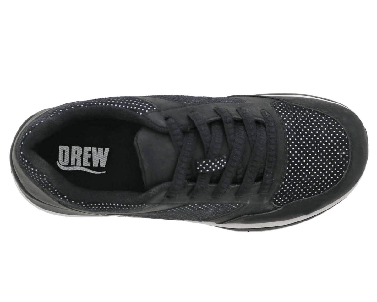 DREW SHOES | WOMEN'S CHIPPY-Black/Silver Combo