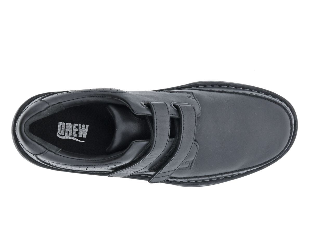 DREW SHOES | MEN'S MANSFIELD II-Black Leather