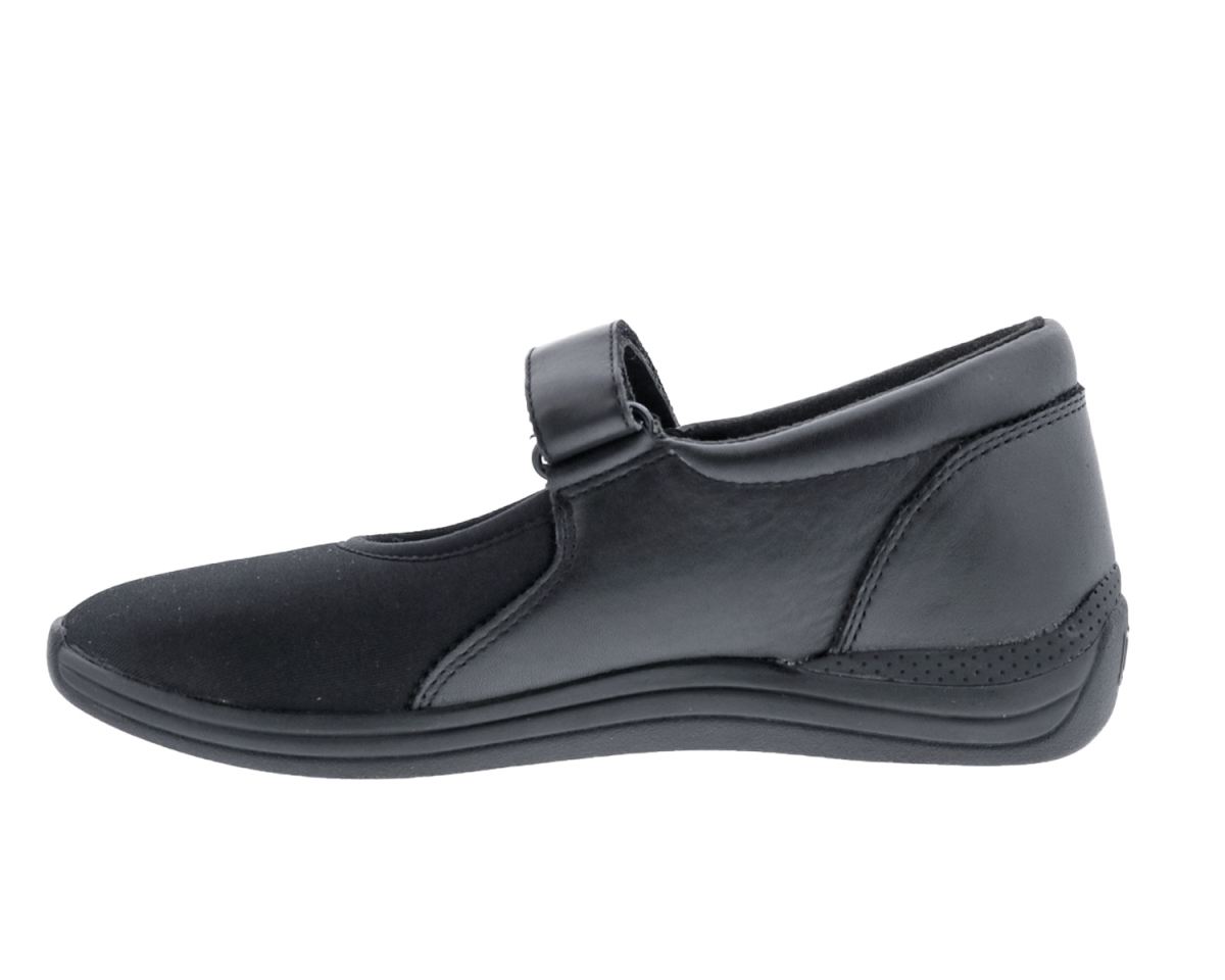 DREW SHOES | WOMEN'S MAGNOLIA-Black Leather/Stretch