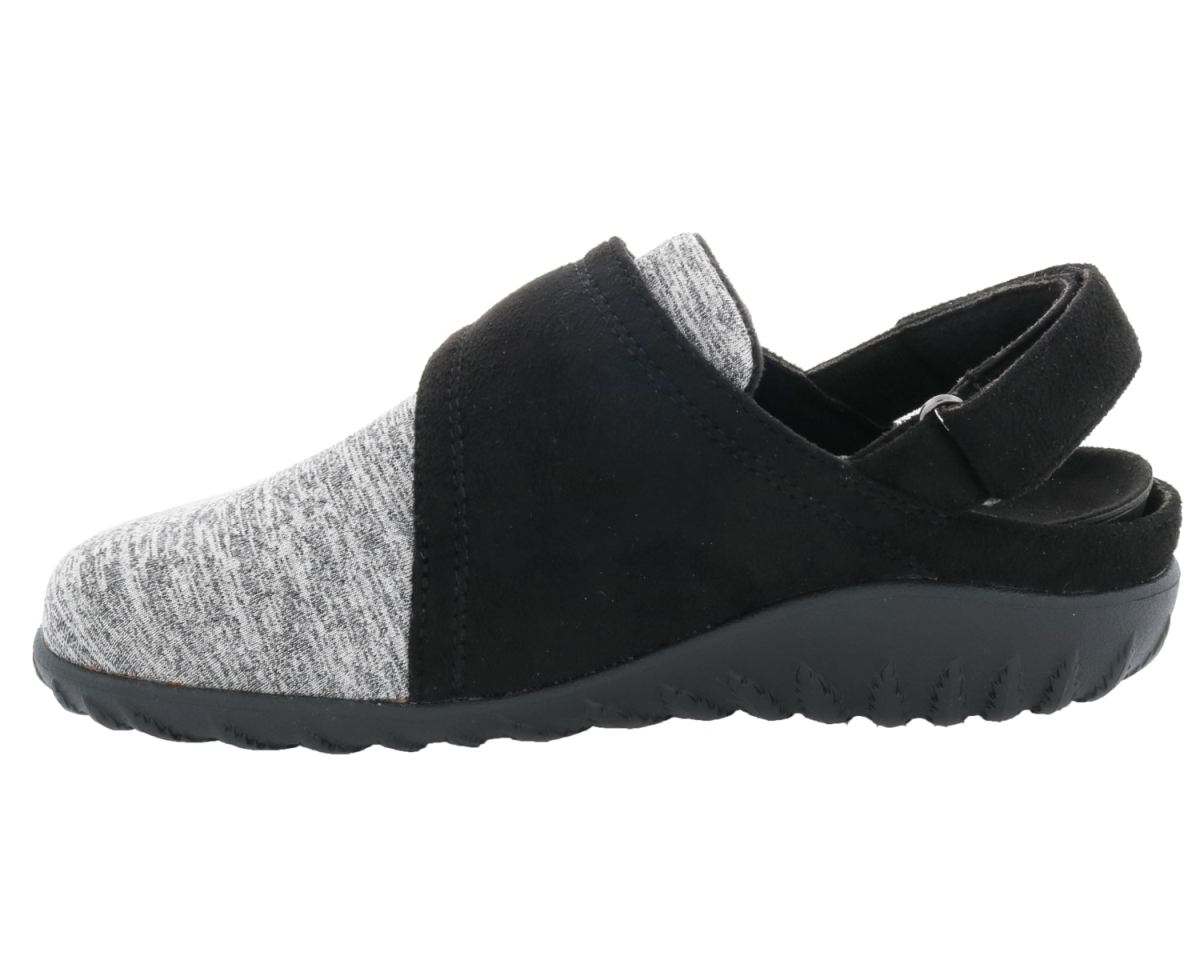 DREW SHOES | WOMEN'S BREEZY-Black Microsuede/Stretch