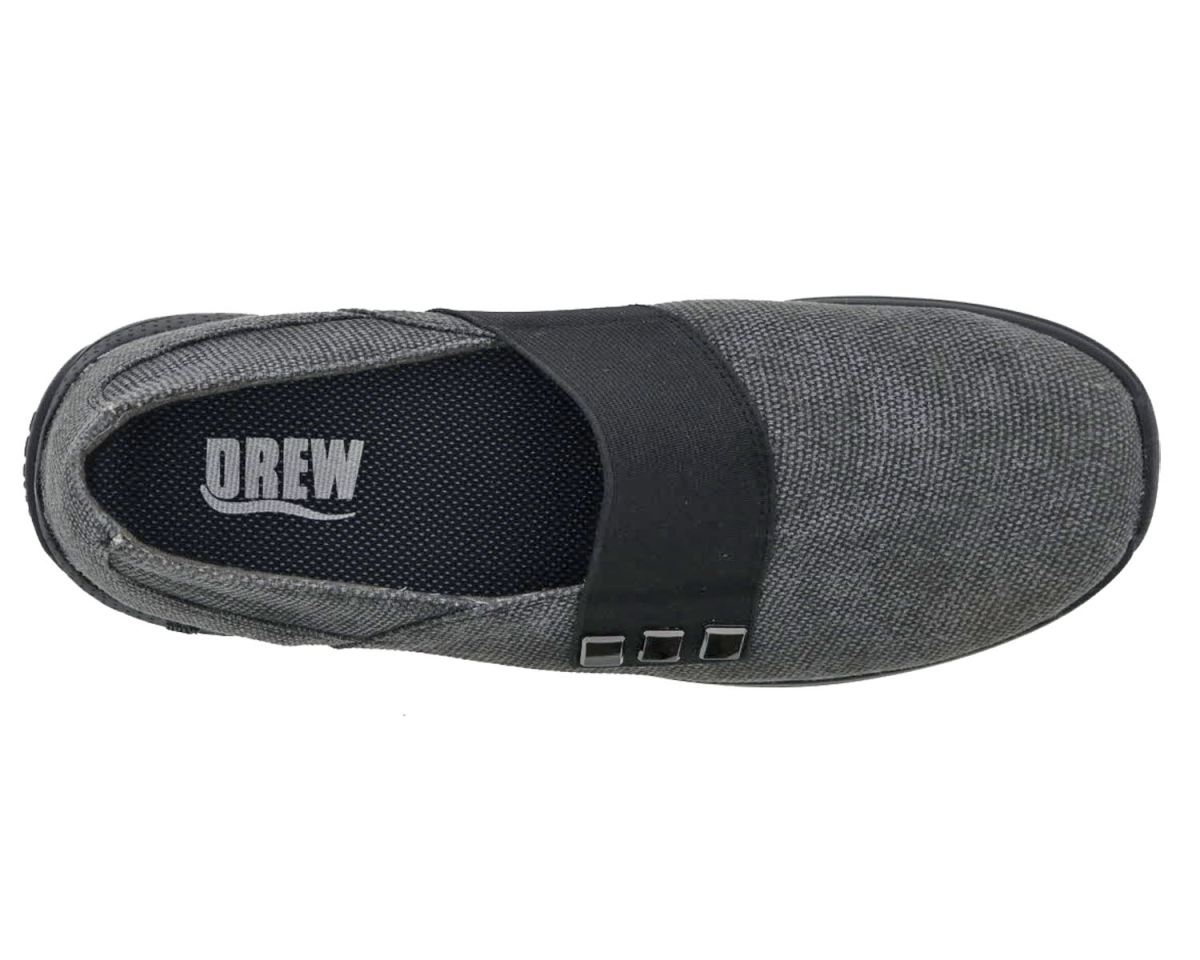 DREW SHOES | WOMEN'S POSY-Black Canvas/Stretch