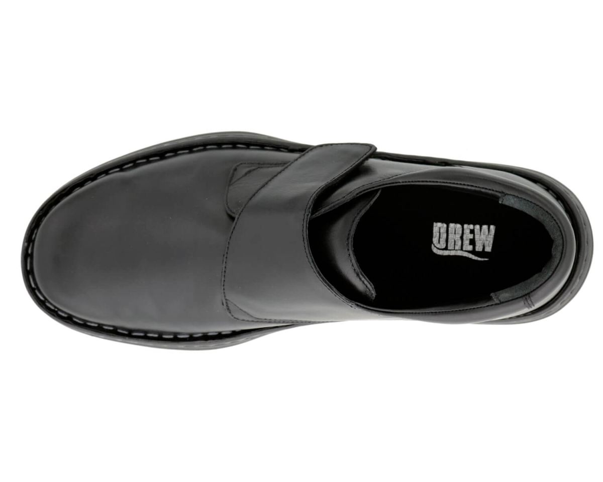 DREW SHOES | MEN'S WATSON-Black Stretch Leather