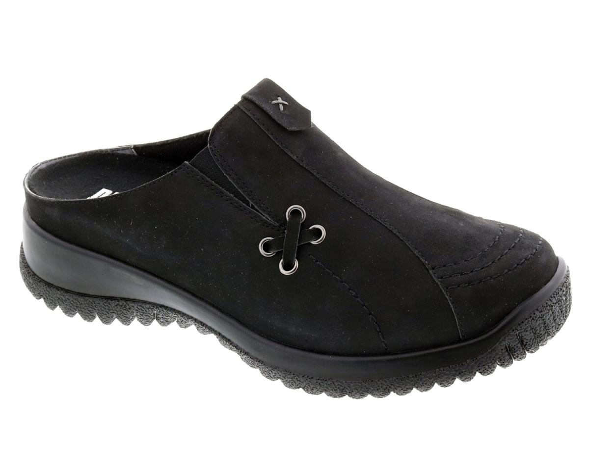 DREW SHOES | WOMEN'S HANNAH-Black Nubuck Leather