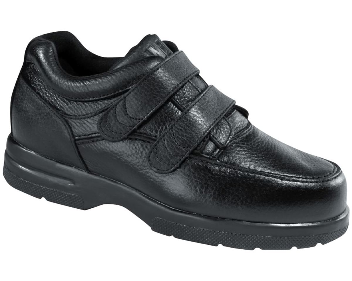 DREW SHOES | MEN'S TRAVELER V-Black Tumbled Leather