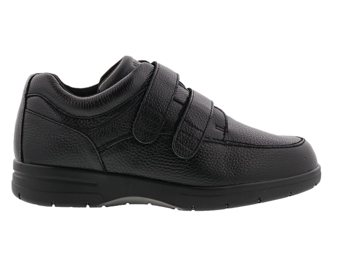 DREW SHOES | MEN'S TRAVELER V-Black Tumbled Leather