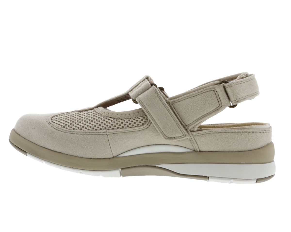 DREW SHOES | WOMEN'S ODYSSEY-Cream Suede / Mesh