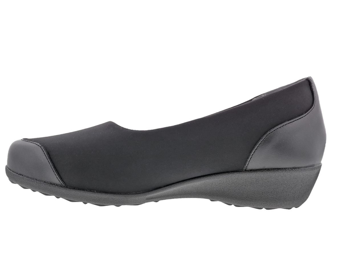 DREW SHOES | WOMEN'S LONDON II-Black Leather/Stretch