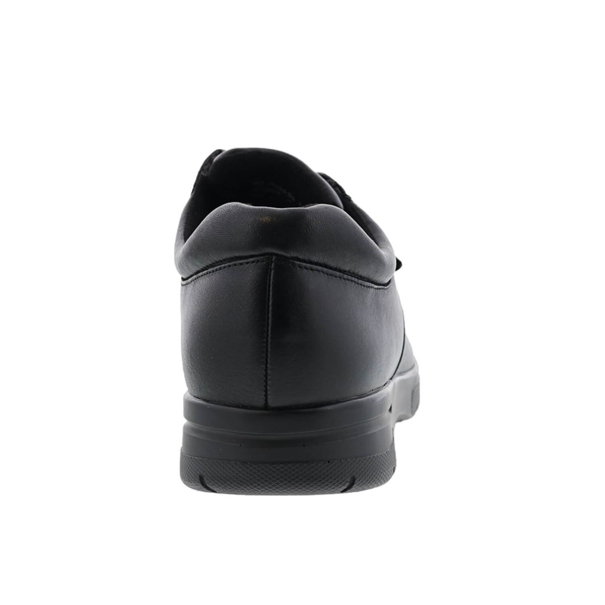 DREW SHOES | MEN'S JOURNEY II-Black Leather/Black Stretch