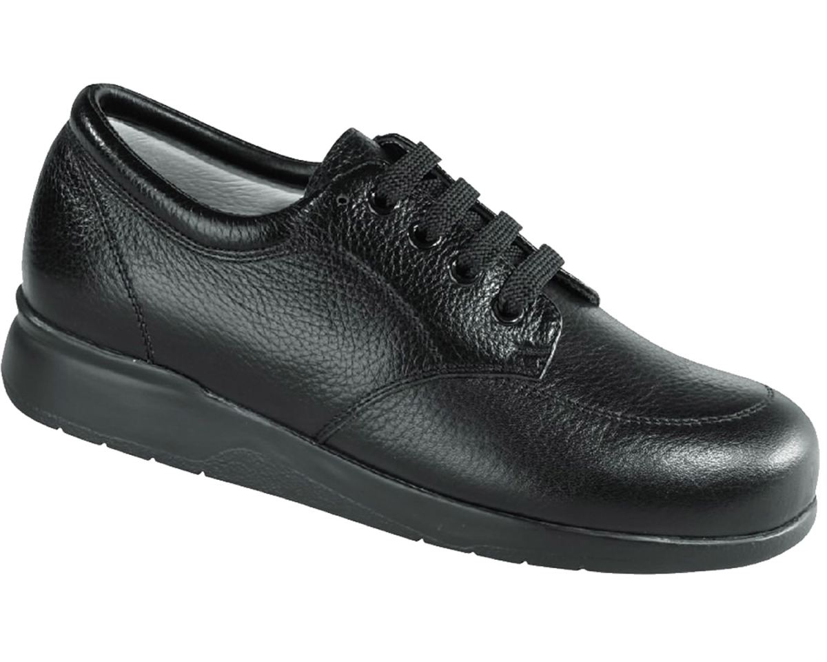 DREW SHOES | WOMEN'S NEW VILLAGER-Black Soft Pebble Leather