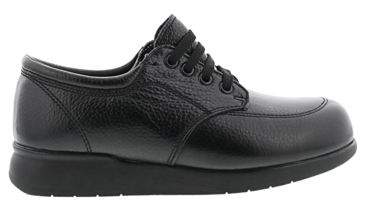 DREW SHOES | WOMEN'S NEW VILLAGER-Black Soft Pebble Leather