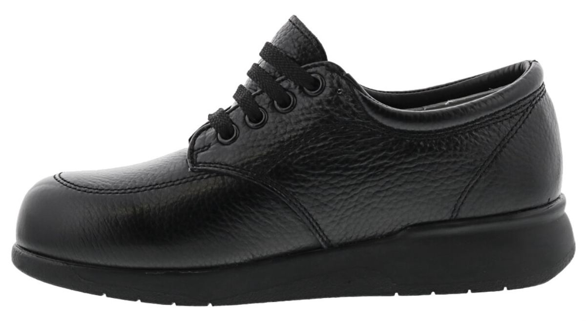 DREW SHOES | WOMEN'S NEW VILLAGER-Black Soft Pebble Leather