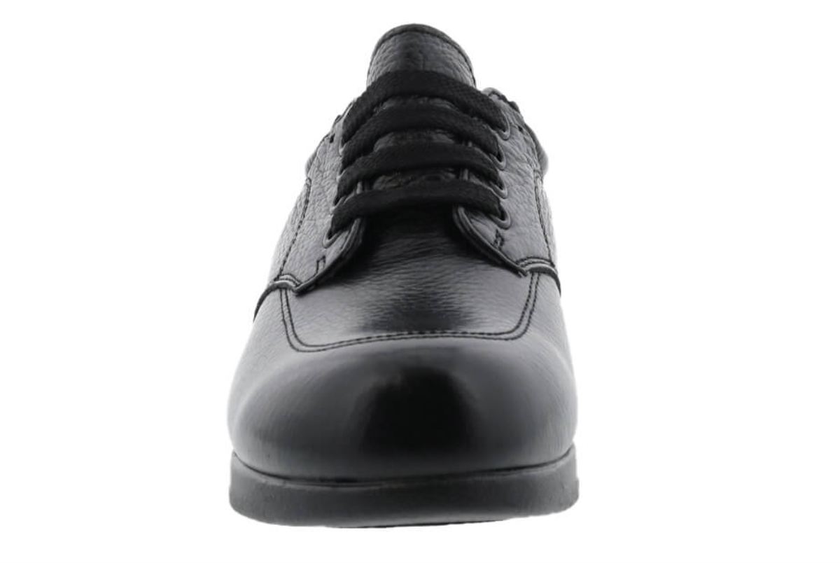 DREW SHOES | WOMEN'S NEW VILLAGER-Black Soft Pebble Leather