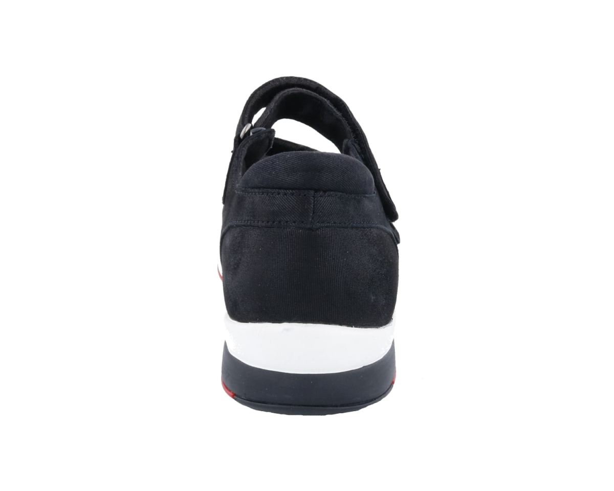 DREW SHOES | WOMEN'S DISCOVERY-Black Microdot Leather