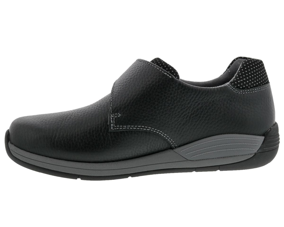 DREW SHOES | WOMEN'S TEMPO-Black Leather