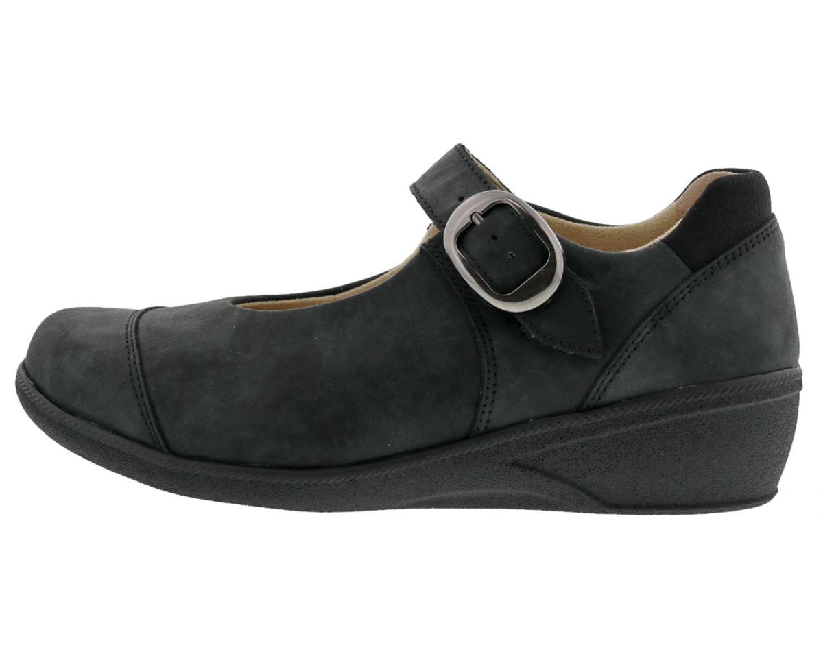 DREW SHOES | WOMEN'S JILLIAN-Black Leather