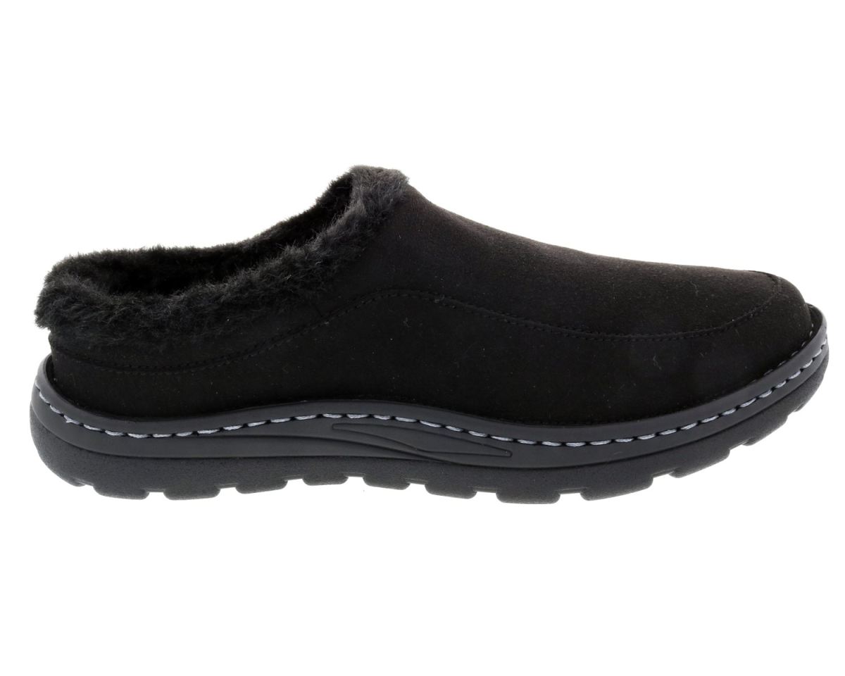 DREW SHOES | MEN'S PALMER-Black Microsuede