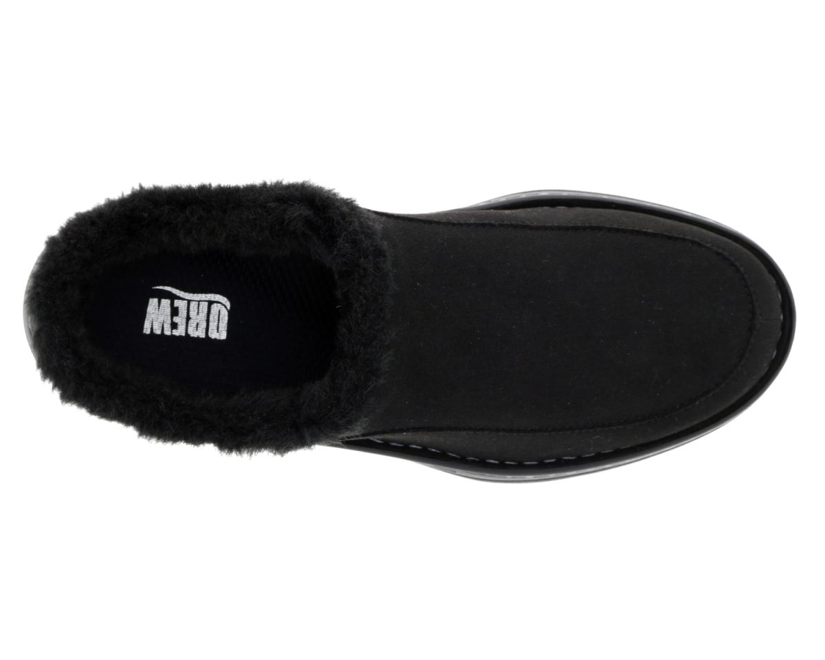 DREW SHOES | MEN'S PALMER-Black Microsuede