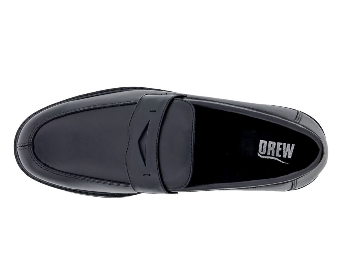 DREW SHOES | MEN'S ESSEX-Black Leather