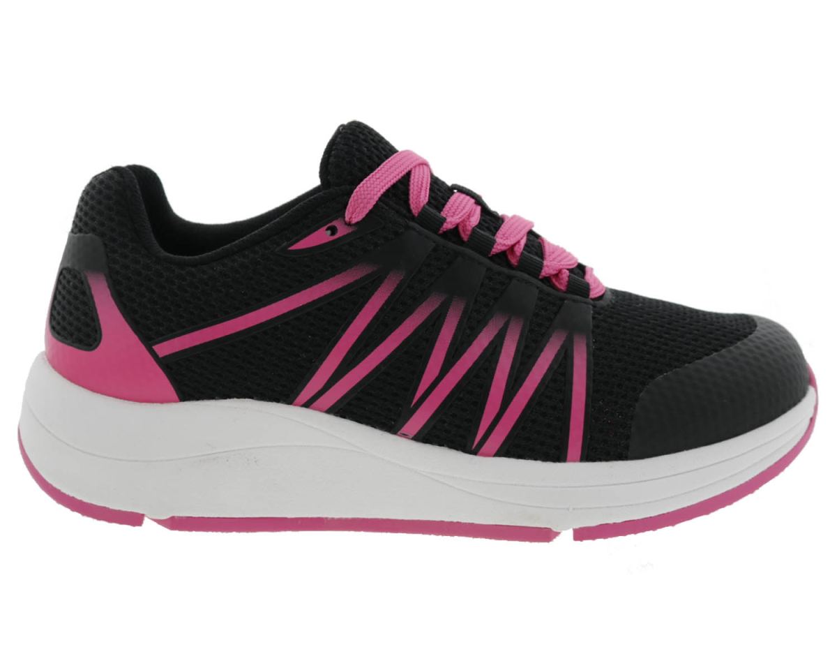 DREW SHOES | WOMEN'S BALANCE-Black/Pink Mesh