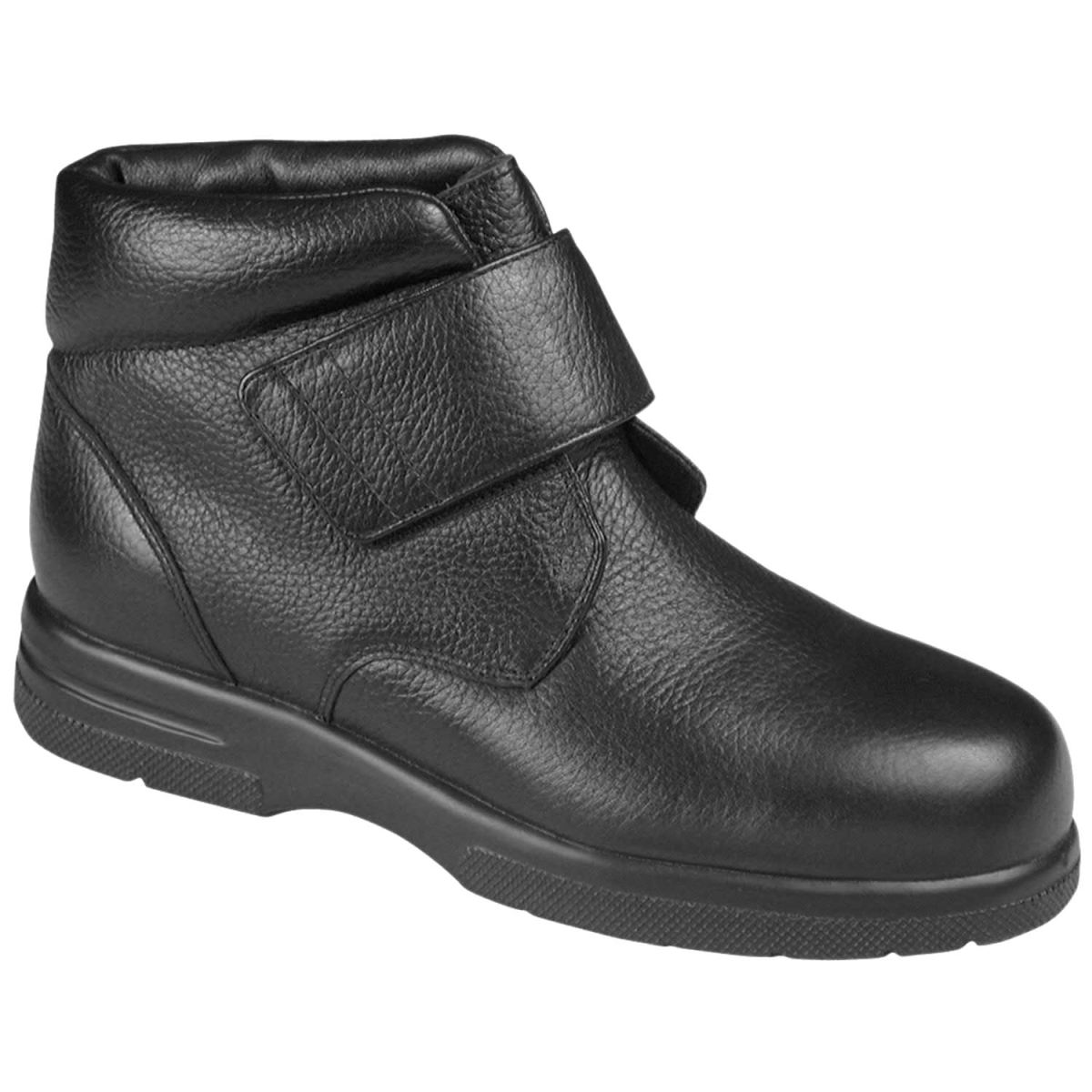 DREW SHOES | MEN'S BIGEASY-Black Tumbled Leather