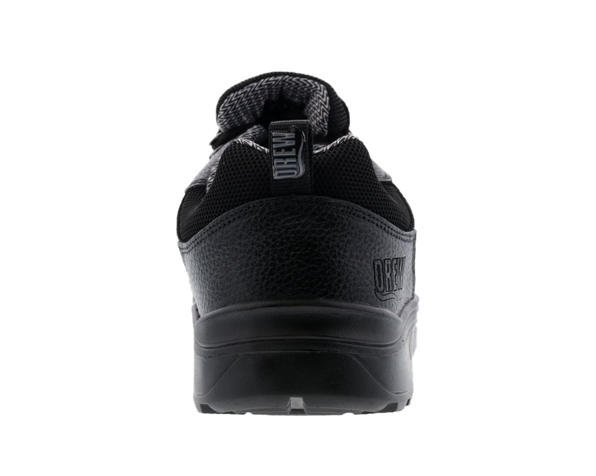 DREW SHOES | MEN'S BOULDER-Black Tumbled Leather