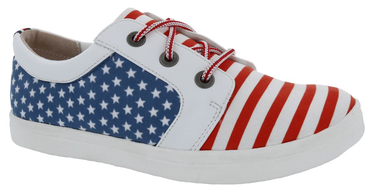 DREW SHOES | WOMEN'S Ruby-Americana Print Fabric