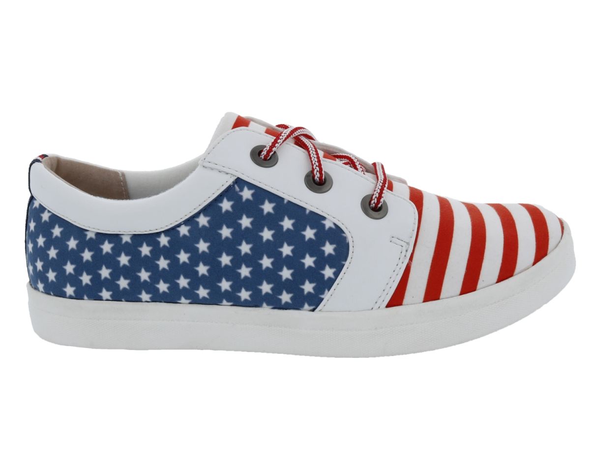 DREW SHOES | WOMEN'S Ruby-Americana Print Fabric