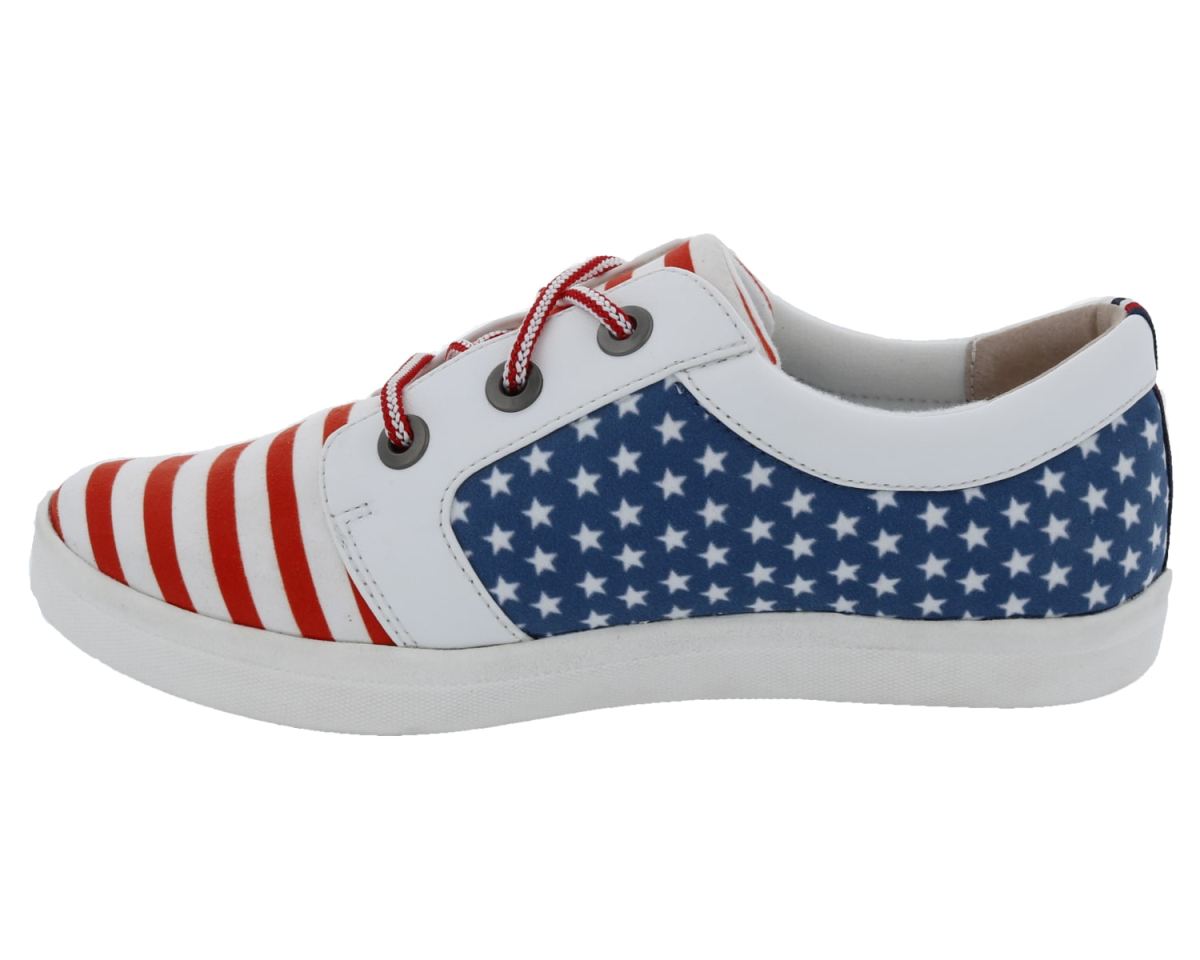 DREW SHOES | WOMEN'S Ruby-Americana Print Fabric