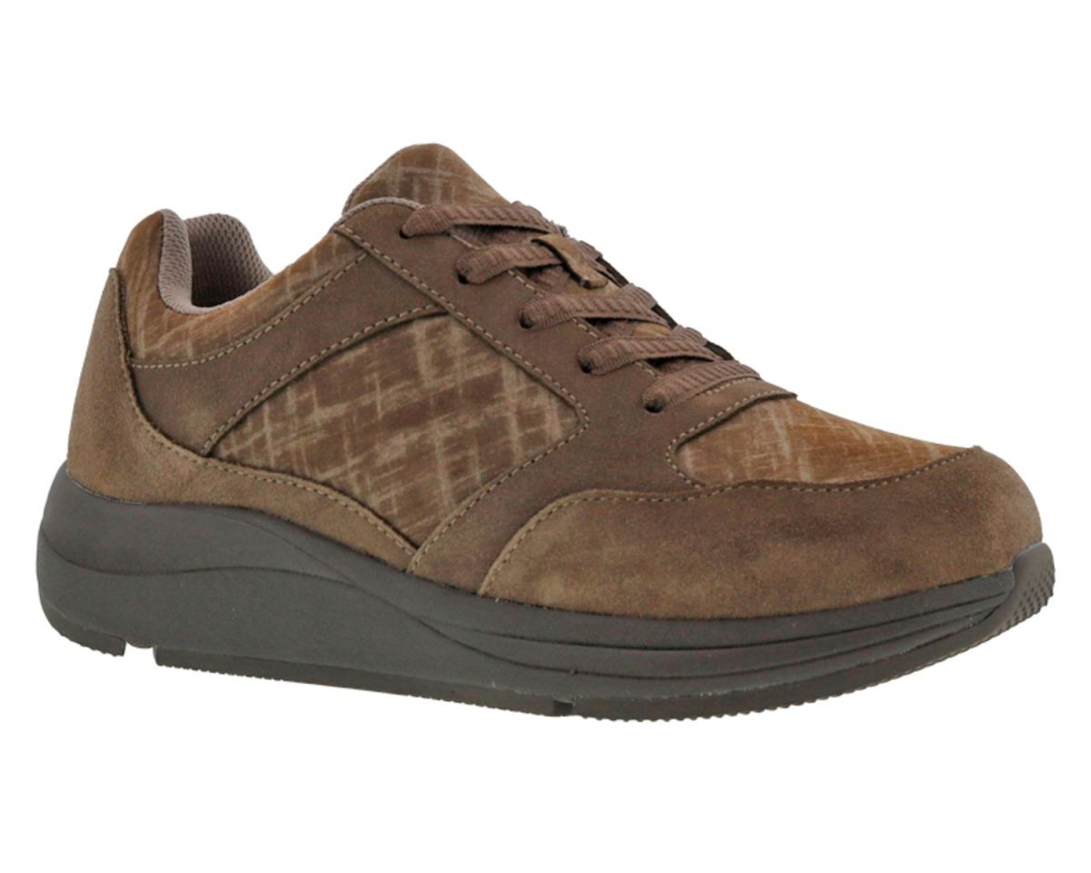 DREW SHOES | WOMEN'S CHIPPY-Tan Suede/Tan Mesh