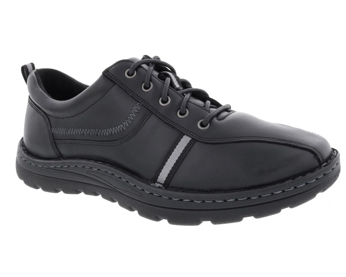 DREW SHOES | MEN'S HOGAN-Black Leather