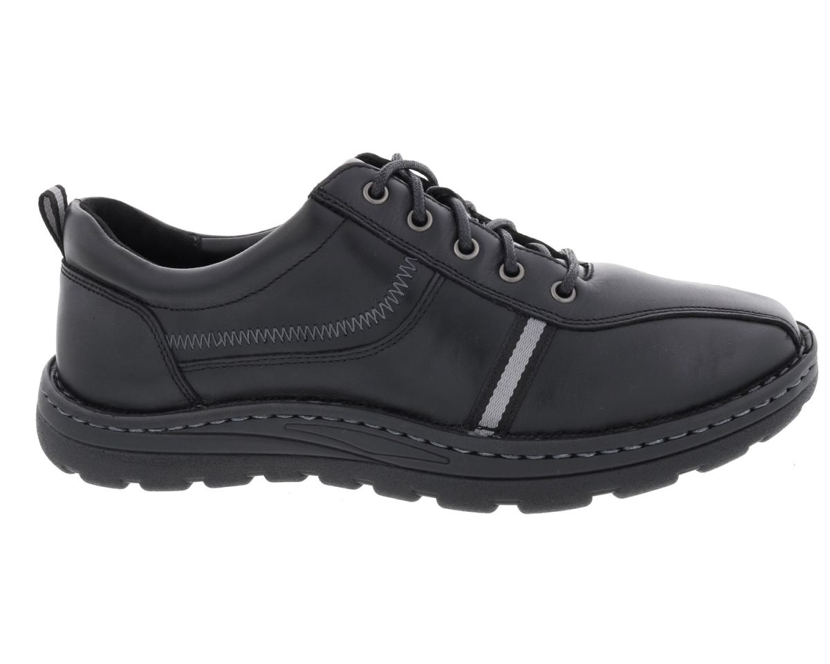 DREW SHOES | MEN'S HOGAN-Black Leather