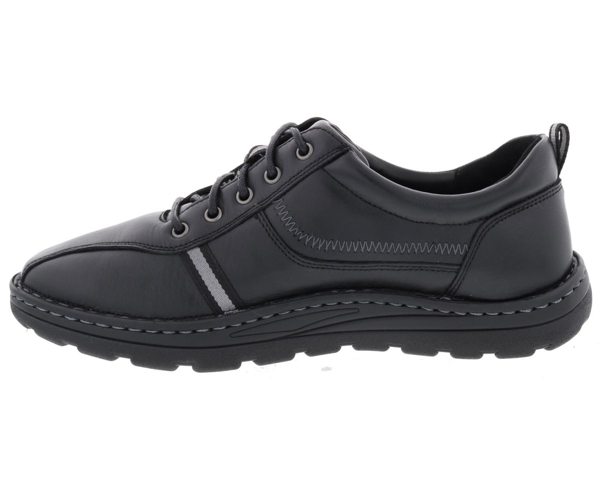 DREW SHOES | MEN'S HOGAN-Black Leather