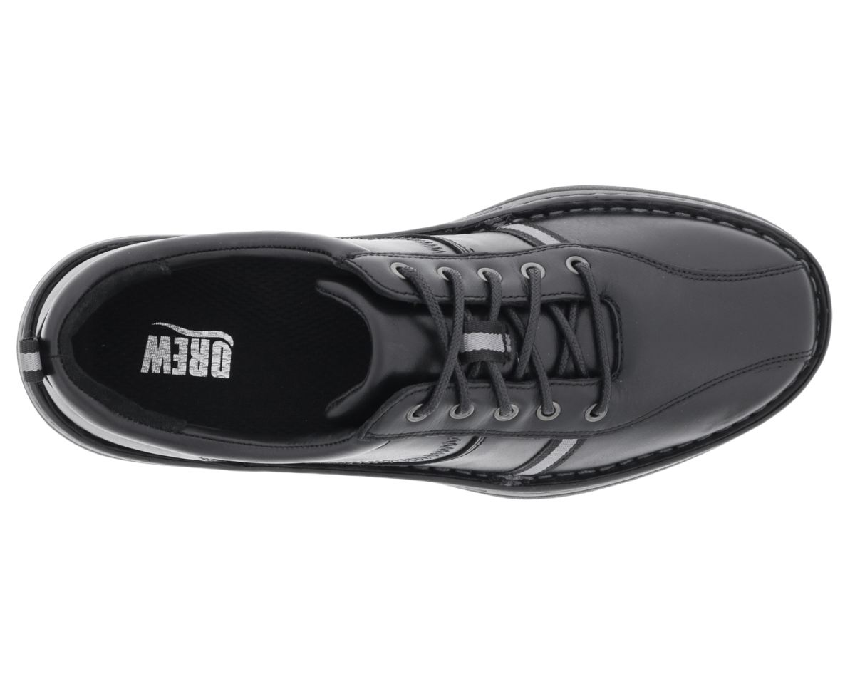 DREW SHOES | MEN'S HOGAN-Black Leather