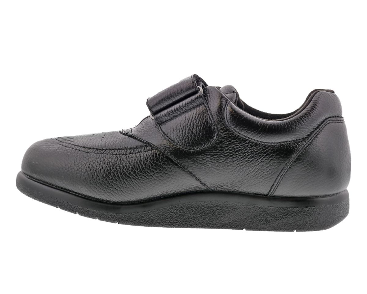 DREW SHOES | MEN'S NAVIGATOR II-Black Pebbled Leather