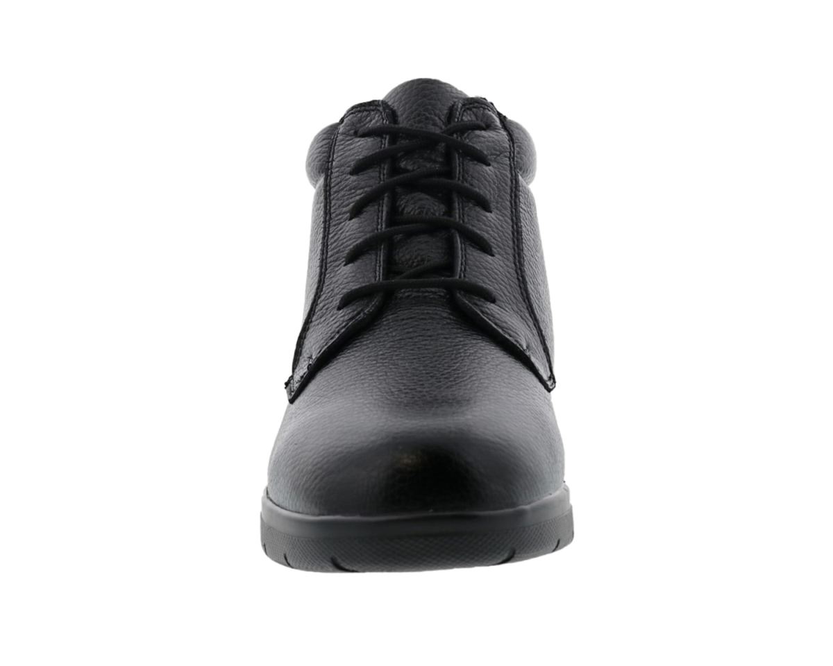 DREW SHOES | MEN'S TUCSON-Black Pebbled Leather