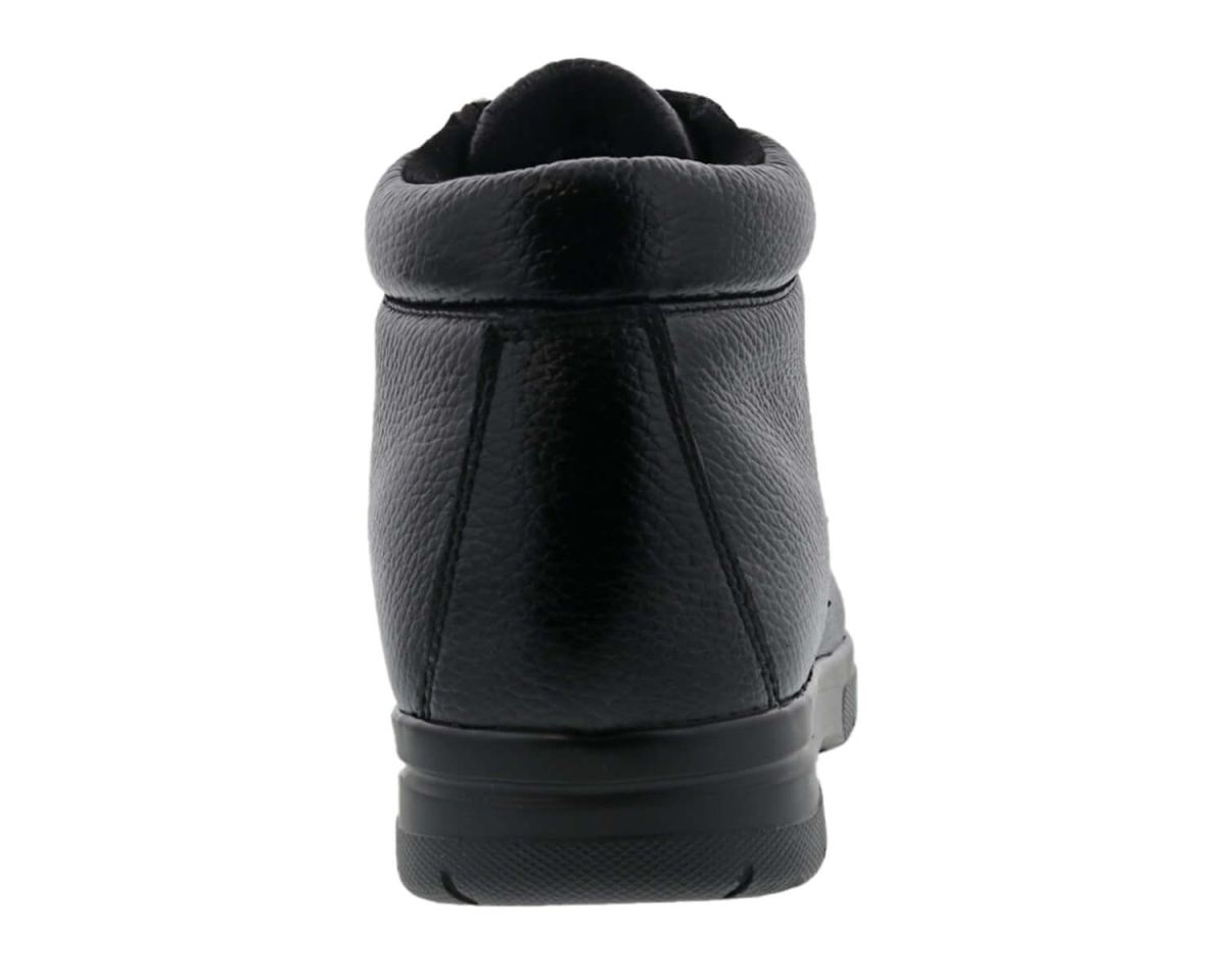 DREW SHOES | MEN'S TUCSON-Black Pebbled Leather