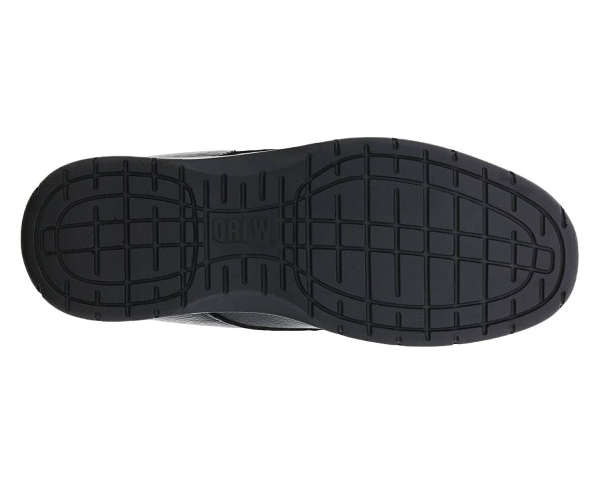 DREW SHOES | MEN'S TUCSON-Black Pebbled Leather