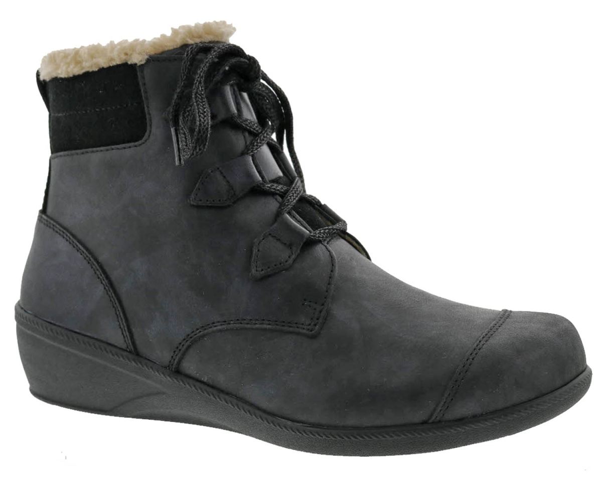 DREW SHOES | WOMEN'S JOSIE-Black Leather