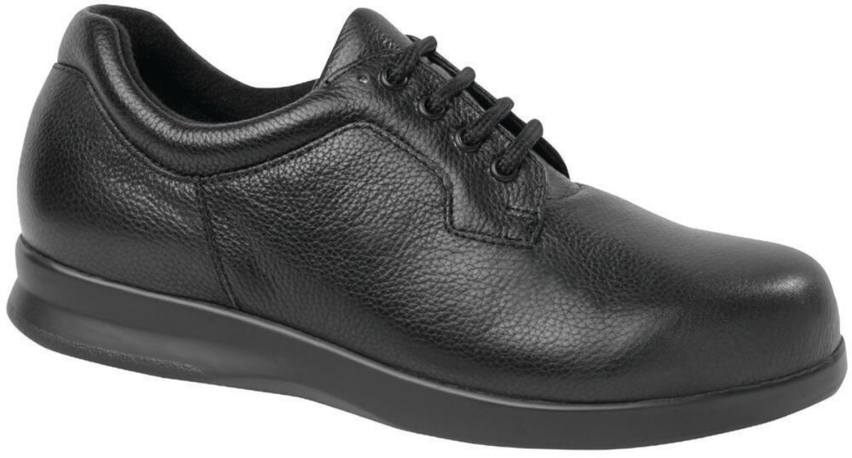 DREW SHOES | WOMEN'S ZIP II-Black Tumbled Nappa Leather