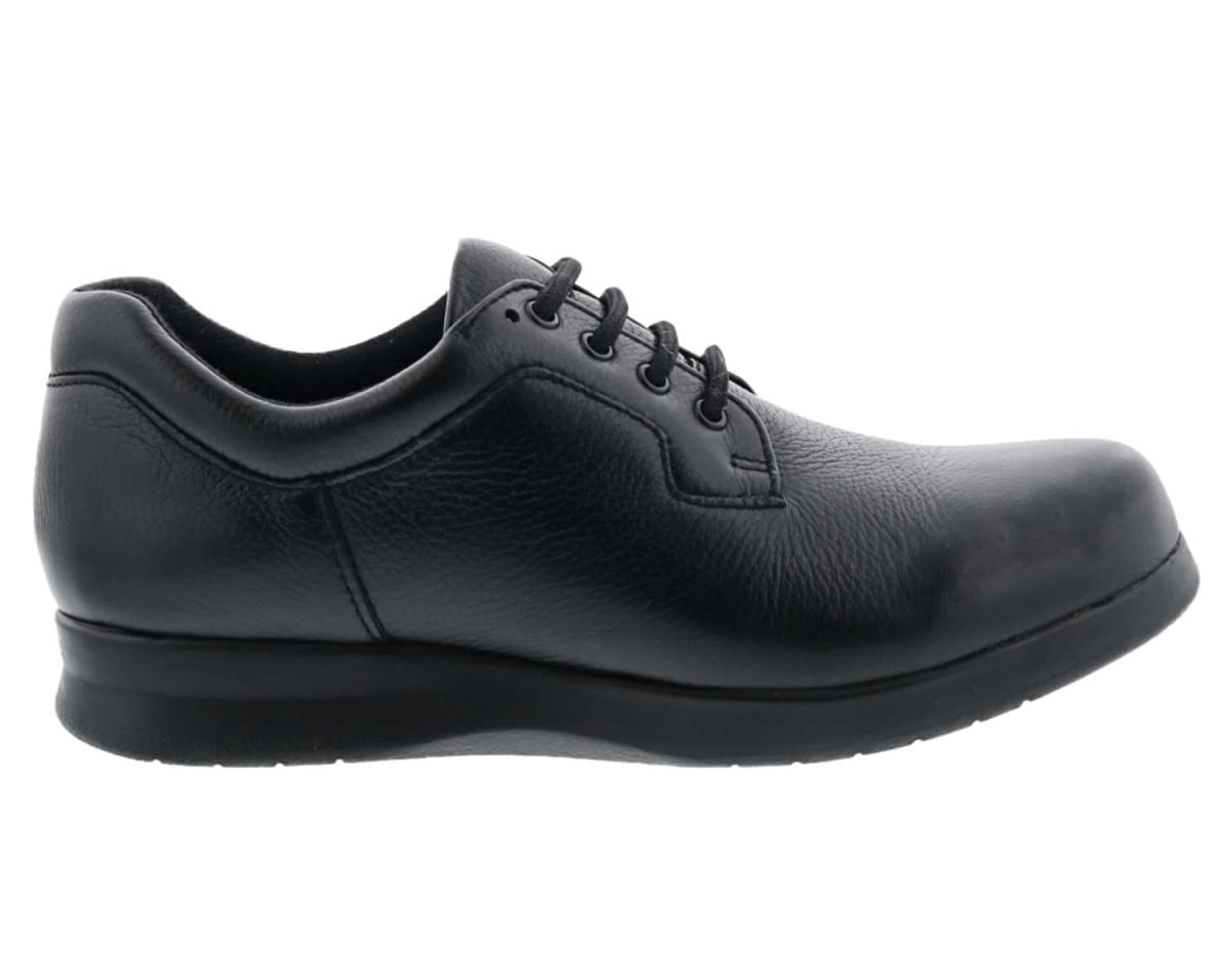 DREW SHOES | WOMEN'S ZIP II-Black Tumbled Nappa Leather