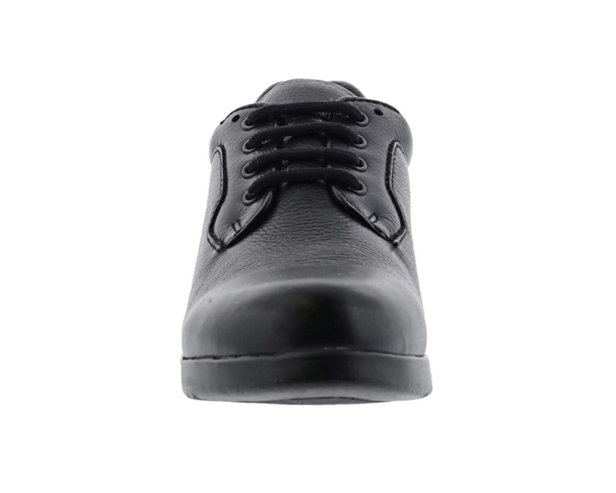 DREW SHOES | WOMEN'S ZIP II-Black Tumbled Nappa Leather