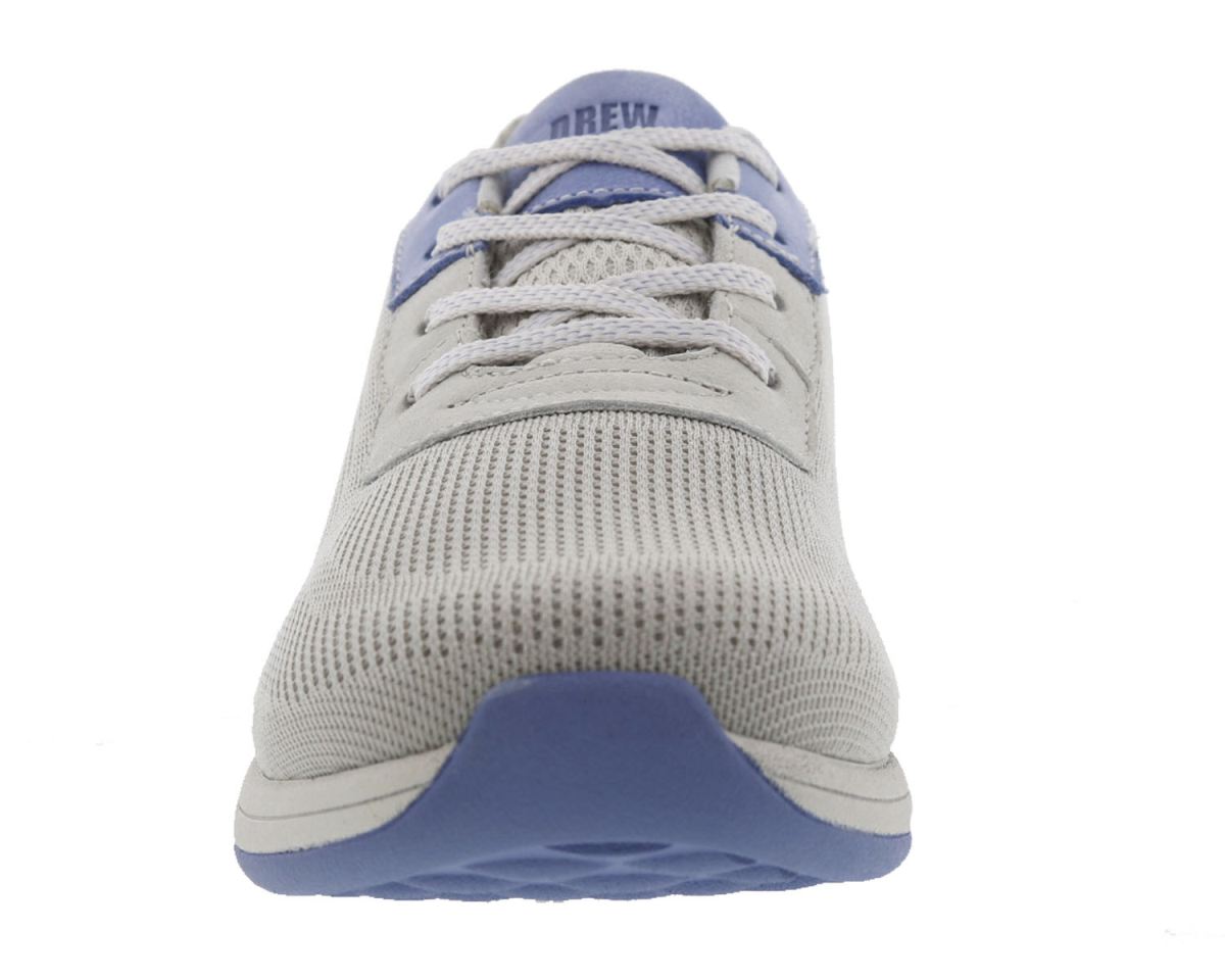 DREW SHOES | WOMEN'S TERRAIN-Grey/Purple Mesh Combo