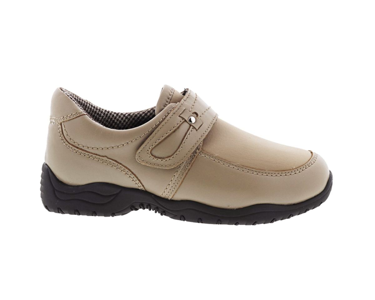 DREW SHOES | WOMEN'S ANTWERP-Taupe Leather / Stretch